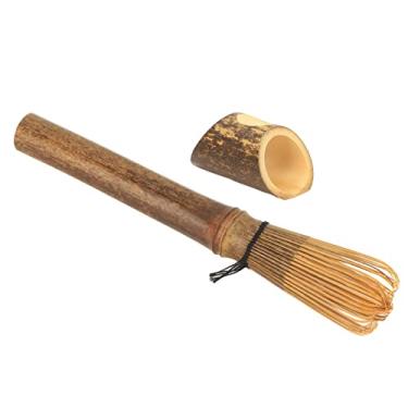 Imagem de Conjunto de Batedor de Matcha de Bambu, Batedor de Matcha de Bambu Portátil e Suporte para Cozinha