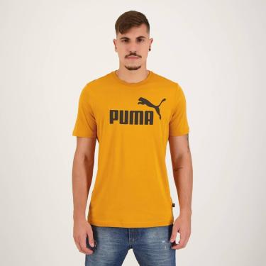 Imagem de Camiseta Puma ESS Logo S Amarela-Masculino