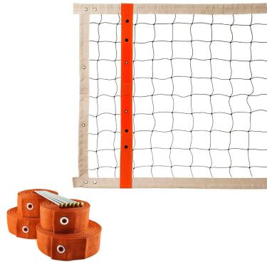 Imagem de Kit rede de vôlei praia com suporte + marcação-Unissex