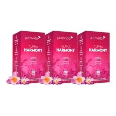 Imagem de 3x Alpha Harmony Puravida Óleo De Borragem Triptofano 90caps