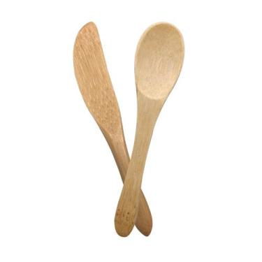Imagem de Conjunto de 12 Mini Talheres de Bambu - Oikos, U, NATURAL