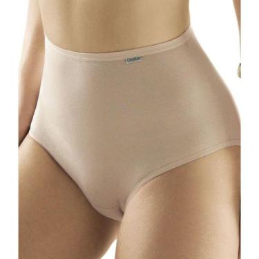 Imagem de Calcinha Clássica 100% Algodão DelRio 50707, Areia, GG