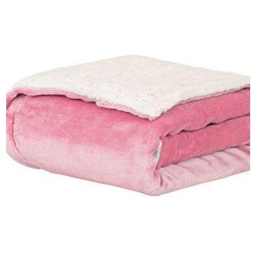Imagem de Cobertor Mantinha com sherpa microfibra para bebê 0,80m x 1,00m - BORG