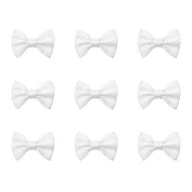 Imagem de Tupalizy Mini laços de fita de cetim pequenos laços artesanais de tecido de costura para decoração de Natal gravatas borboleta sacos de presente caixas cartões de convite de saudação lembrancinha de