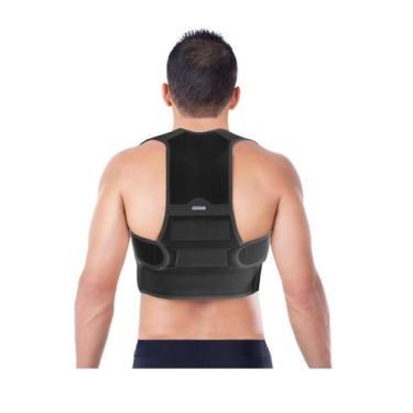 Imagem de Espaldeira Colete Corretor Postural Adulto Cifose Bioativa Infravermel