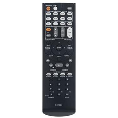 Imagem de Controle remoto de substituição RC-738M RC738M adequado para receptor AV Onkyo 24140738 TX-SR607 HT-RC160 HT-S7200 TXSR607 HTRC160 HTS7200
