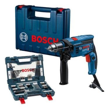 Imagem de Furadeira Parafusadeira Impacto Bosch Gsb 13 Re 750w Com Kit V Line 91