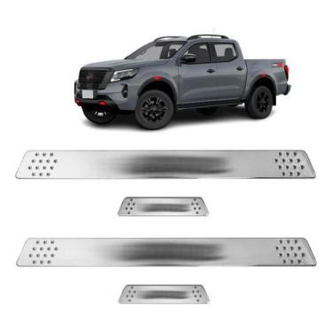 Imagem de Soleira para Porta Lateral Tuning Esportiva para carros 4 Portas (ABS)