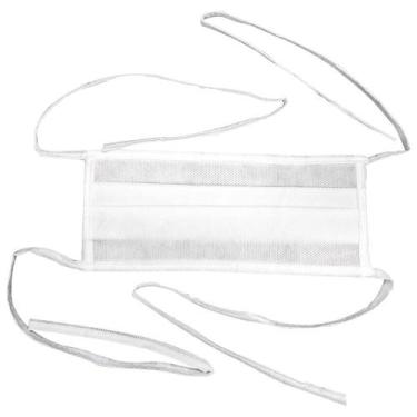 Imagem de Mascara Descartavel Tnt Nikokit Amarrar Branca - Kit C/5 Peca(S)