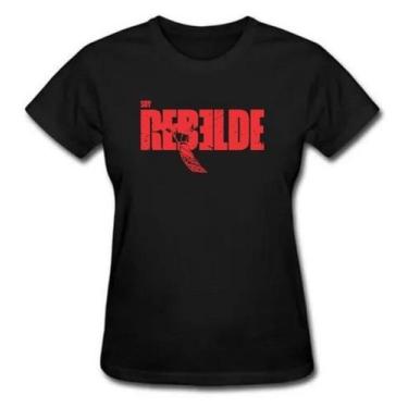 Imagem de Camiseta Feminina Baby Look Grupo Pop Mexicano Rbd Soy Rebelde Tour - 