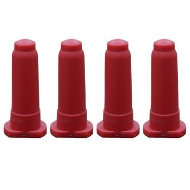 Imagem de Bico Alimentador Mamadeira Baspan Vermelho Bezerros 4un