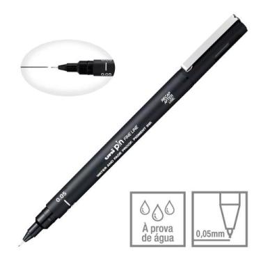 Imagem de Caneta Técnica Nankim Uni Pin Fine Line Preto - Uni-Ball, 0.05