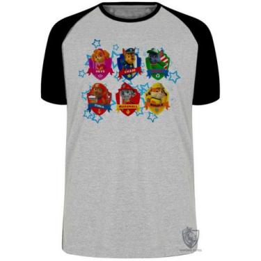 Imagem de Camiseta  Patrulha Canina nomes Blusa Plus Size extra grande adulto ou
