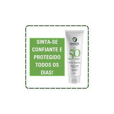 Imagem de Protetor Solar Dupla Proteção UVA+UVB 50 Fps 120g - Anasol, Branco, Su