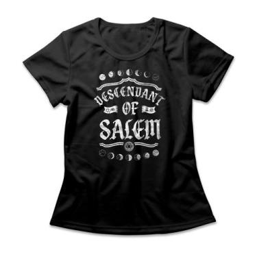 Imagem de Camiseta Feminina Descendant Of Salem - Studio Geek, P, Preto