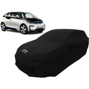 Imagem de Capa Automotiva Bmw I3 Elétrico Veste Fácil Com Elástico - Mz, Preta