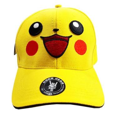 Imagem de Boné Pokémon Pikachu Geek Anime - Rock Head