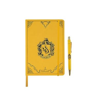 Imagem de Cinereplicas Harry Potter - Conjunto de caderno de luxo Lufa-Lufa - Licença oficial