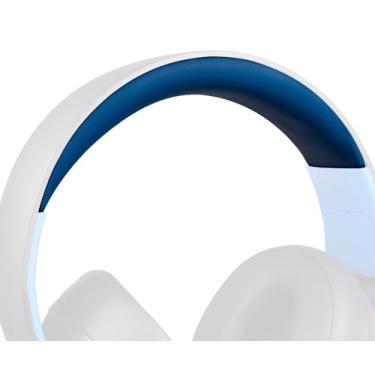 Imagem de SOULWIT Kit de Almofada de Faixa de Cabeça de Substituição para Sony Gold Wireless PS4 Fone de Ouvido, Faixa de Cabeça para PS4 Versão 2014 (Modelo CECHYA-0083) - Azul