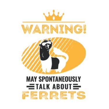 Imagem de Ferret Notebook: May Spontaneously Talk About Ferret's Ferret / 6x9 Inches / 120 graph Sites