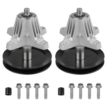 Imagem de Fourtry Eixo adequado para cortador de grama Troy Bilt Pony - 918-06991 Conjunto de eixo adequado para MTD Huskee Craftsman T1000 T1200 cortador de grama e Troy Bilt TB42 TB2246 Bronco 106.7 cm