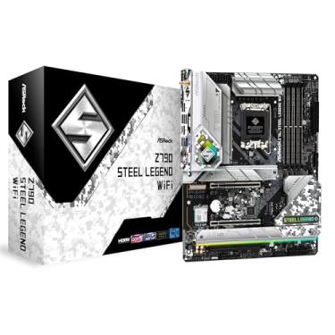 Imagem de Placa Mãe ASRock Z790 Steel Legend WiFi, Chipset Z790, Intel LGA 1700, ATX, DDR5
