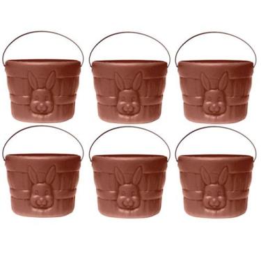 Imagem de Kit 6 Cestinhas para Chocolates e Doces de Páscoa Grande - Master Toy,