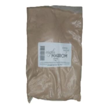 Imagem de Argila Marrom 20Kg Pura Ervas E Raízes