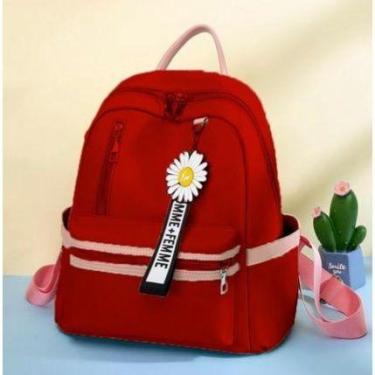 Imagem de Mochila Feminina Escolar Impermeável De Nylon De Alta Qualidade Com Ch