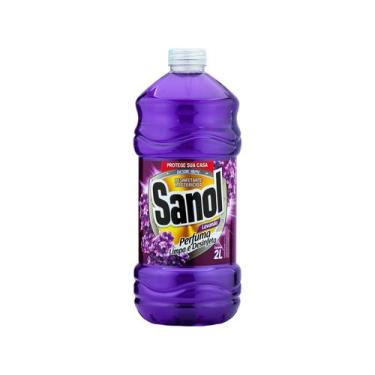 Imagem de Desinfetante Líquido Sanol 2107 Concentrado Lavanda 2L, Lavanda, 2L