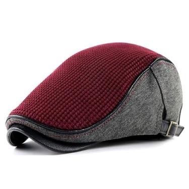 Imagem de Boné jornaleiro de Lã Masculino Ajustavel Moda Boina Casual - xthree, 
