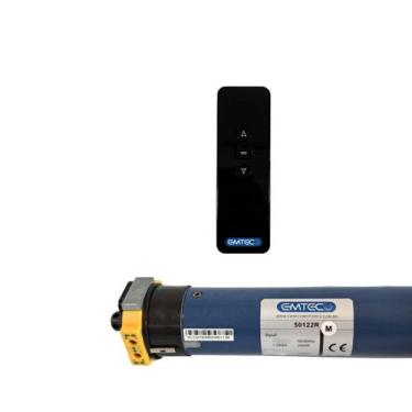 Imagem de Motor Tubular 10n 220v Wifi C/ Controle P/ Persianas/toldos - EMTECO
