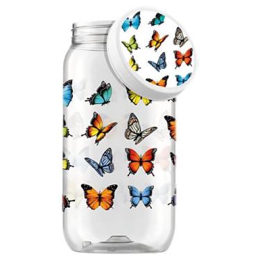 Imagem de Pote Para Mantimentos Grande Tampa De Rosca 2,7 Litros Decorado - Band