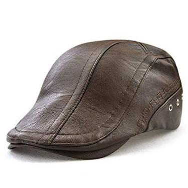 Imagem de Boina Estilosa Italiana Outono Inverno boina de casquette para homens,