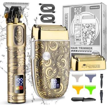 Imagem de Máquina de Cortar Cabelo Elétrica Suttik - Razor Foil Shavers para Hom