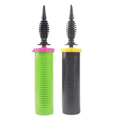 Imagem de PULO CP Mfg 2 peças bomba de balão portátil bidirecional dupla ação inflador bomba para balão de látex de alumínio, bolas de ioga, anéis de natação