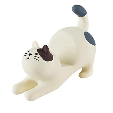 Imagem de Homewy Cat Phone Stand, Cute Kawaii Phone Holder for Desk, Off-White Smartphone Mount for iPad, iPhone, Huawei,Samsung, Xiaomi, Desktop Decoration