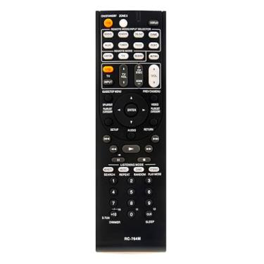 Imagem de Controle remoto de substituição RC-764M para receptor AV Onkyo Home Theater TX-SR508 HT-S5300 HT-S6300 HT-S7300 HTS5300B HT-R580 HTp-580 SKF-580 L SKF-580 R SKC-580 HT-R6880 0 SKR-5 80 L SKR-580 R