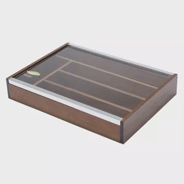 Imagem de Organizador p/ Talheres de Madeira / Espelhado 36x26x5,5cm Woodart - saldão.