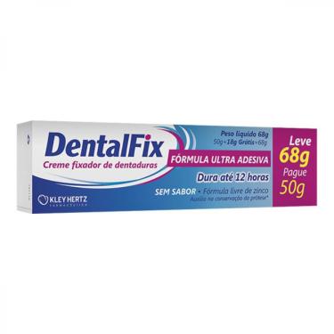 Imagem de Creme Fixador de Dentadura DentalFix sem sabor, leve 68g pague 50g