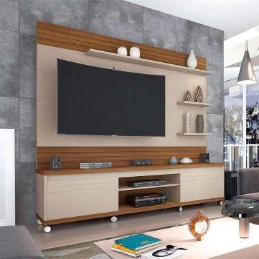 Imagem de Estante para Home Theater e TV até 70 Polegadas Cedro Freijó