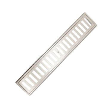 Imagem de Grelha Em Alumínio Escovado Super Leve - 10x50cm