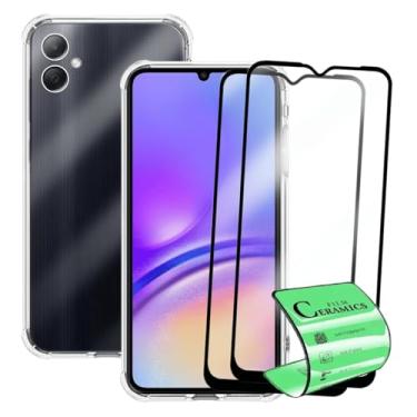 Imagem de Kit Capa Capinha Anti Impacto + 2 Películas Ceramica 9D Para Samsung Galaxy A05