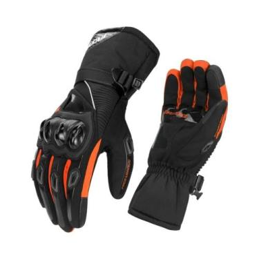 Imagem de Luvas de Motocicleta Touch Screen - À Prova d'Água e Vento - Ideal par