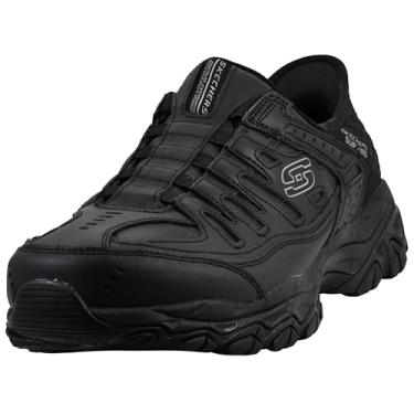 Imagem de Skechers Tênis feminino Go Walk Arch Fit 2.0 Rosa Linda, Preto/preto, 11 X-Wide