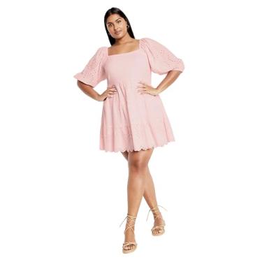 Imagem de City Chic Vestido plus size, minivestido Destiny, Rosa macio, 58