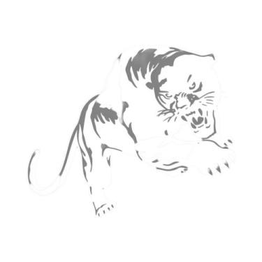 Imagem de Adesivos Automotivos à Prova d'Água - Pantera Selvagem para Moto, Carr