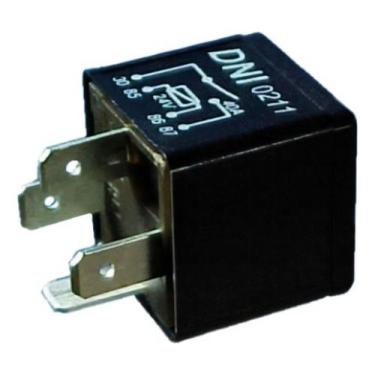 Imagem de Dni 0211 Relé Auxiliar 40a 24v 4 Terminais Com Suporte Universal