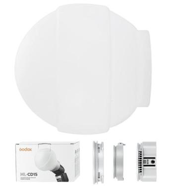Imagem de Kit difusor Godox ML-CD15 para flash light com 3 adaptadores