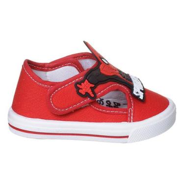 Imagem de Tênis Infantil Cano Baixo - HB Moda Kids e Adulto, Vermelho, 19
